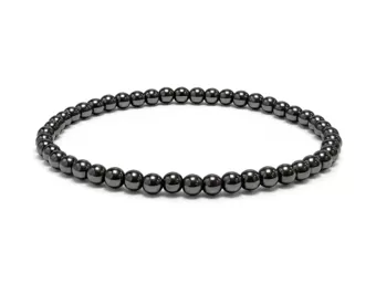 Hematite Bracelet A 4mm Beads