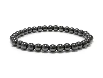 Hematite Bracelet A 6 mm Beads