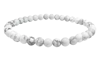 Howlite Bracelet A 4mm Beads