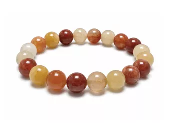 Jade multicolor 10mm pearls bracelet