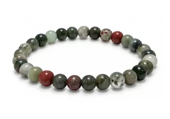 Bloodstone Bracelet AB 6-7 mm Beads
