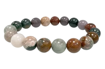 Ocean jasper A 10mm pearls bracelet