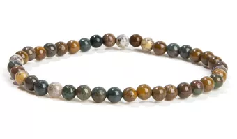 Ocean Jasper Bracelet With 4mm beads