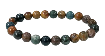 Ocean jasper A 8mm pearls bracelet