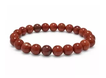 Red Jasper Bracelet AB 8-9mm Beads