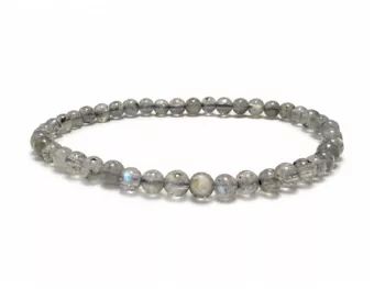 Labradorite A Bead Bracelet 4-5mm