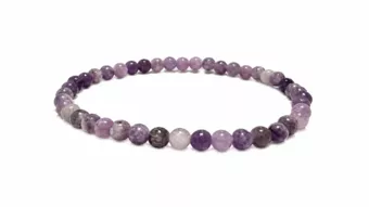 Lepidolite A Bead Bracelet 4-5mm