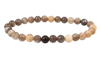 Black Moonstone Bracelet With Beads 5.7-6.7mm
