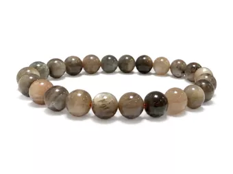 Black Moonstone Bracelet A+ 8-9mm Beads