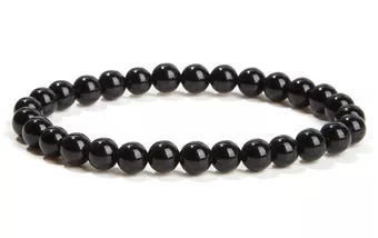 Black Obsidian Bracelet A 6mm Beads