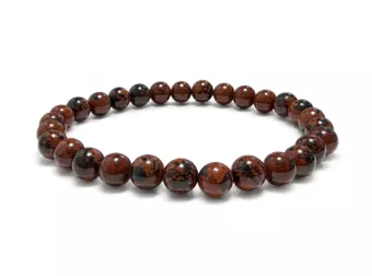 Mahogany Obsidian Bracelet A 6mm Beads