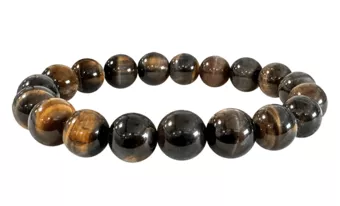 Hawk Eye Bracelet AB 10mm Beads