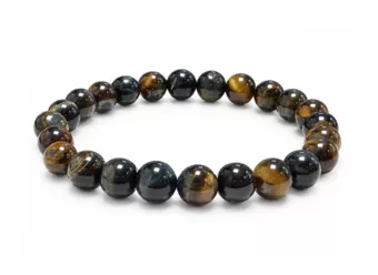 Hawk's Eye A Beaded Bracelet 8-9 mm