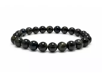 Hawk’s Eye Bracelet AA 8 mm Beads