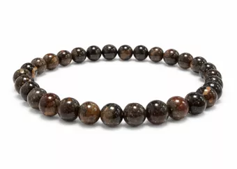 Black Opal Bracelet AB 6-7mm Beads