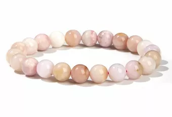 Pink Opal Bracelet A 8mm Beads