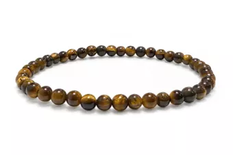 Tiger Eye Bracelet A 4 mm Beads