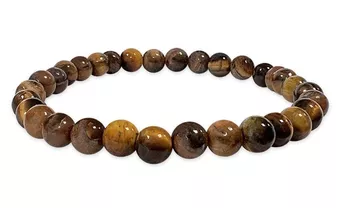 Tiger Eye Bracelet AB 6 mm Beads