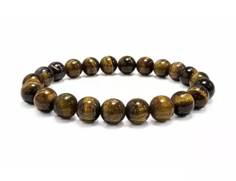Tiger Eye Bracelet A 8 mm Beads