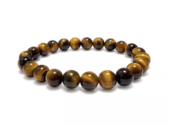 Tiger Eye Bracelet AA 8 mm Beads