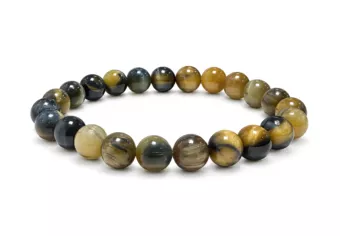 Golden Tiger Eye Bracelet with 8 mm Beads