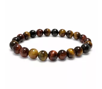 Multicoloured Tiger Eye Bracelet AA 8 mm Beads