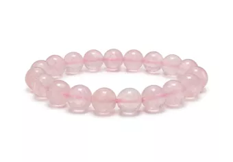 Rose Quartz Bracelet A 10mm Beads