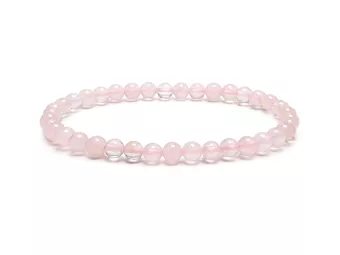 Rose Quartz Bracelet A 4mm Beads