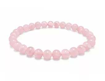 Rose Quartz Bracelet AB 6mm Beads