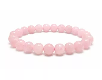 Rose Quartz Bracelet AB 8mm Beads