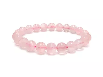 Rose Quartz Bracelet A 8mm Beads