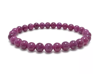 Rubis AAAA Bracelet 5-6mm beads