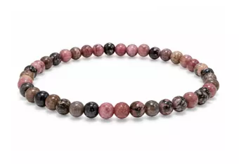 Rhodonite Bracelet A 4mm Beads