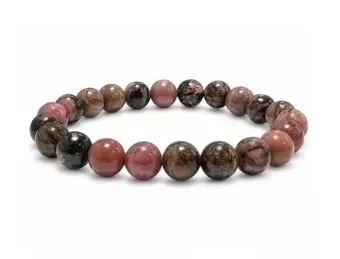 Rhodonite Bracelet A 8mm Beads