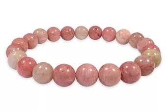 Australian Rhodonite Bracelet A 8-9mm Beads