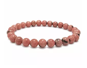 Argentinian Rhodochrosite Bracelet AA 6-7mm Beads
