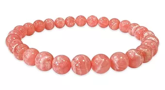 Argentinian Rhodochrosite Bracelet AAA 6-7mm Beads