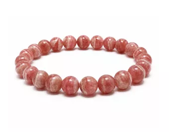 Argentinian Rhodochrosite Bracelet AAAA 7.5-8.5mm Beads