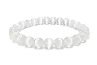 Cat’s Eye Selenite Bracelet A 6mm Beads