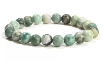 A Grade Serpentine Bead Bracelet 8mm