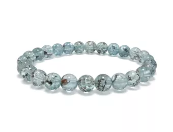 Blue Topaz Bracelet AAA 6-7mm Beads
