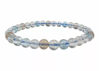 Multicolor Topaz Bracelet AAA 6mm Beads