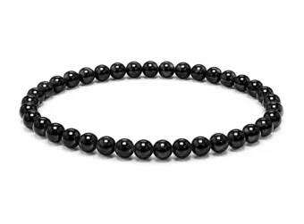 Black Tourmaline Bracelet A 4mm Beads