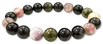 Tourmaline Bracelet Multicolor A beads 10mm