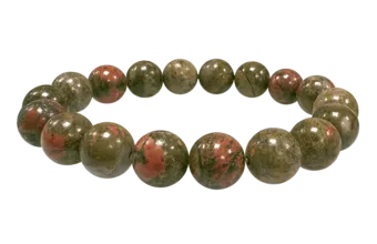 Unakite Bracelet A 10mm Beads
