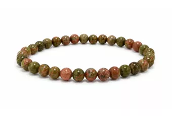 Unakite Bracelet A 6mm Beads