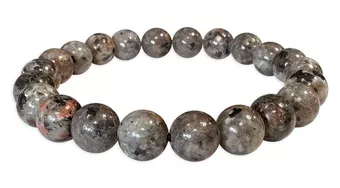 Yooperlite bracelet with 8-9mm beads