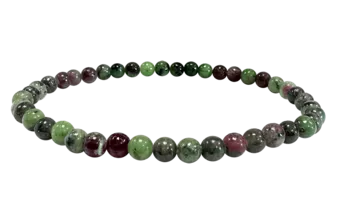 Ruby Zoisite A 4mm pearls bracelet