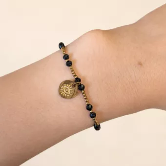Black Spinel A Protection Bracelet – Protective Eye