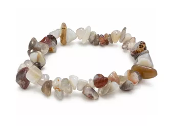 Botswana Agate Chip Bracelet A 5-8 mm